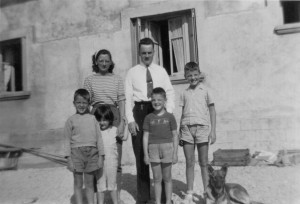 famille_Gagnieux_vacances 1960